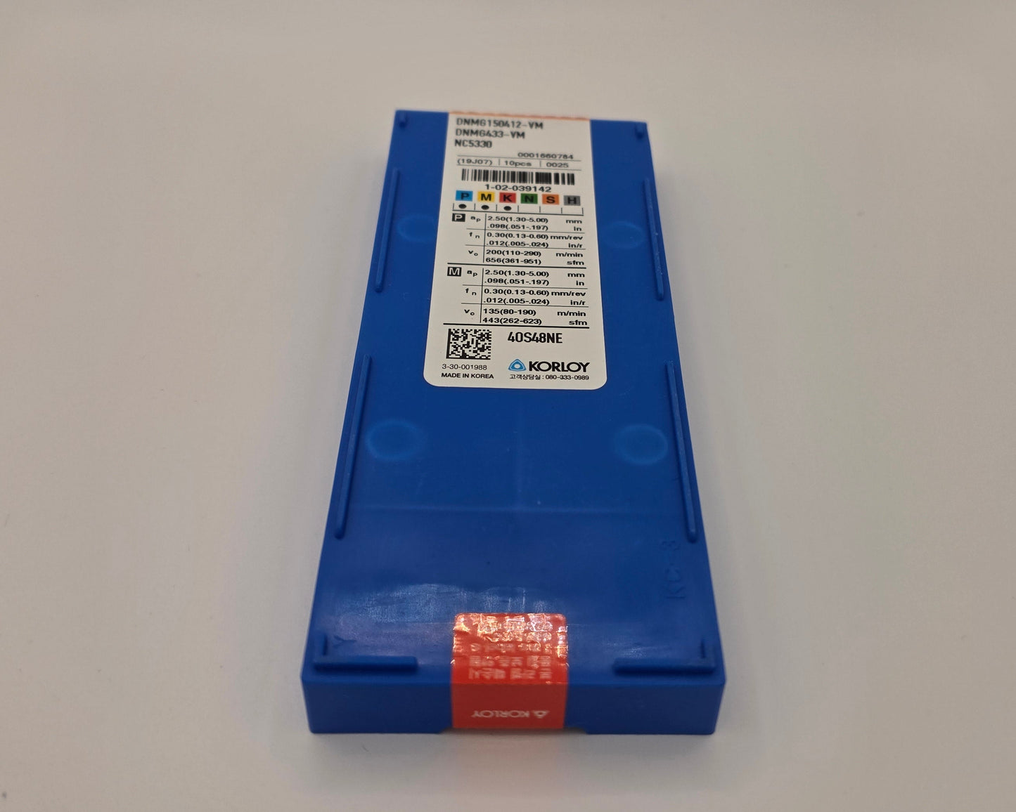 Korloy DNMG433 VM NC5330 Carbide Turning Insert (10 Pack)