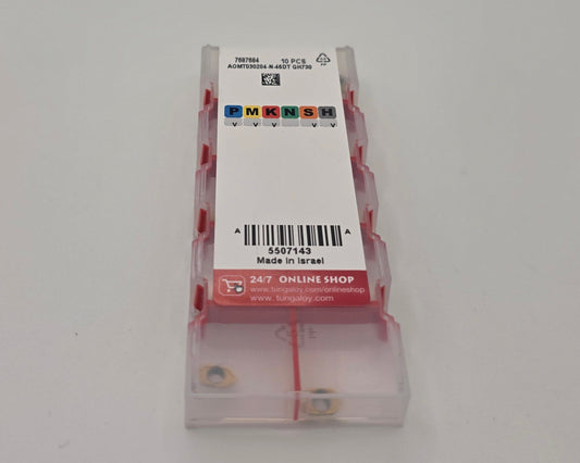 Tungaloy AOMT030204-N-45DT GH730 Carbide Chamfering Insert (10 Pack)