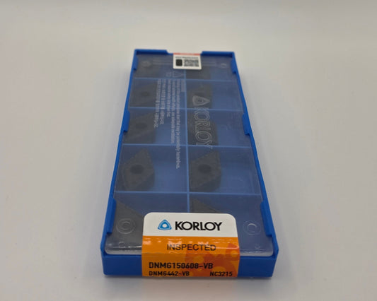 Korloy DNMG442 VB NC3215 Carbide Turning Insert (10 Pack)