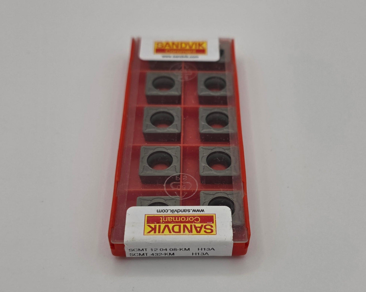 Sandvik SCMT432-KM H13A Carbide Turning Insert (10 Pack)