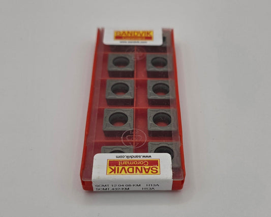 Sandvik SCMT432-KM H13A Carbide Turning Insert (10 Pack)